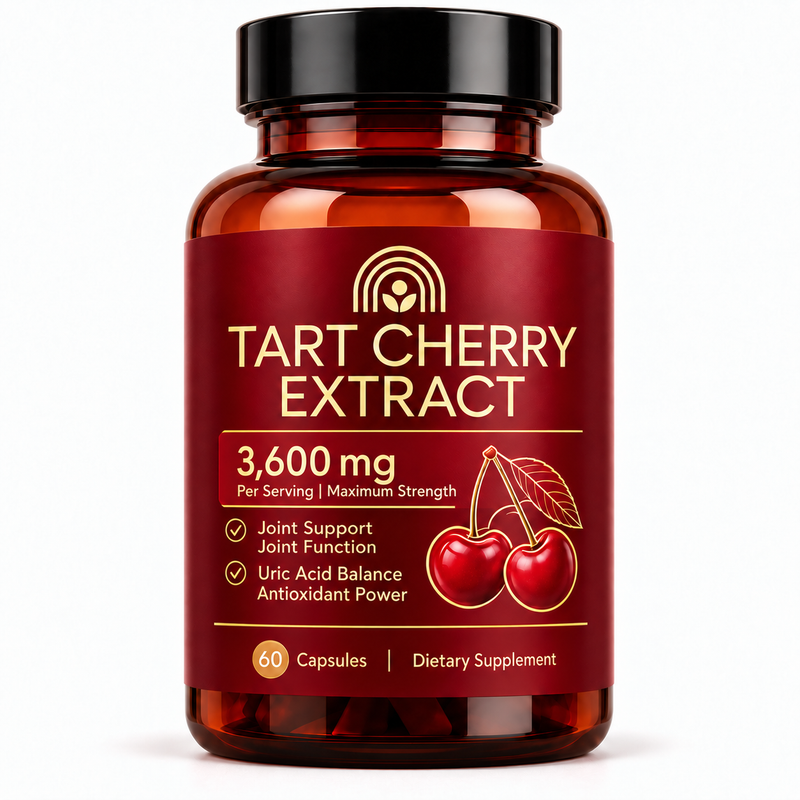 Vessara Tart Cherry Extract, 60 capsules